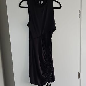 H&M Black Asymmetrical Dress